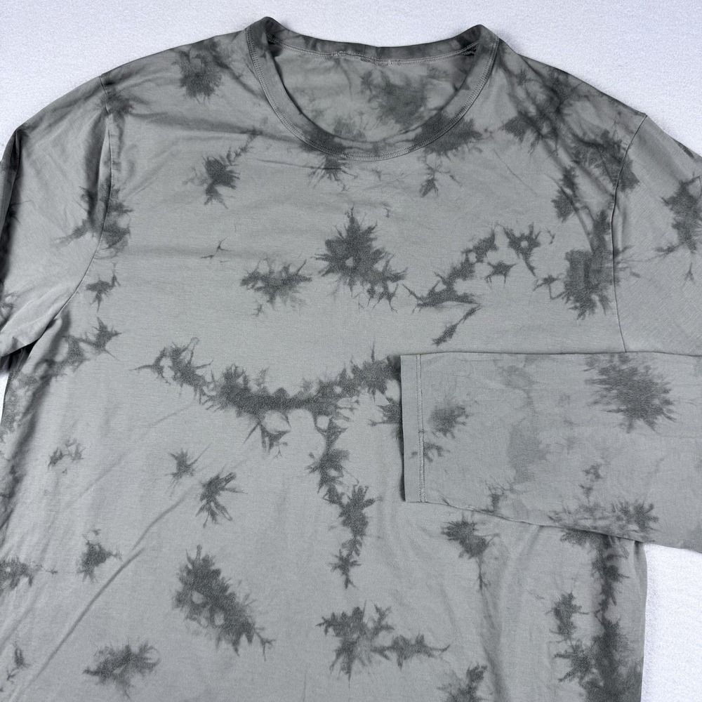 Lululemon Fundamental Long Sleeve Shirt L Performance To Dye For Olive Casual
